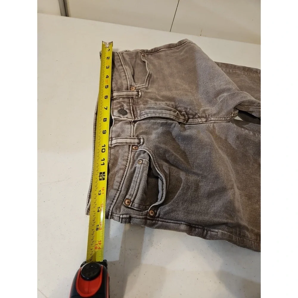American Eagle Mens‎ Jeans Brown 28x32  Easy Flex Stretch Denim Jean (A1255) - Picture 7 of 10